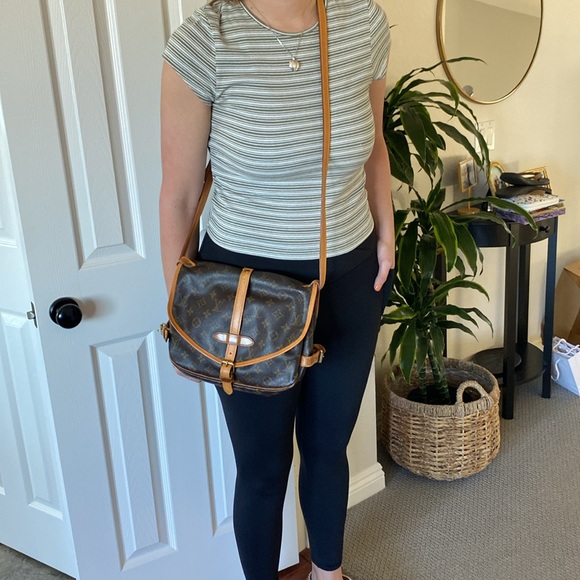 100% Authentic LOUIS VUITTON Saumur 30 Monogram Shoulder Bag. - Picture 16 of 16